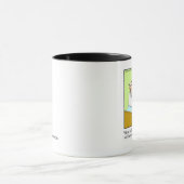 Hilarié Golf Cartoon Ringer Mug (Centre)