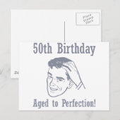 Hilarious 50th Birthday Gifts Briefkaart (Voorkant / Achterkant)