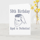 Hilarious 50th Birthday Gifts Kaart (Gele Bloem)