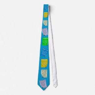 Hilarious apotheker schrijft necktie voor mannen stropdas