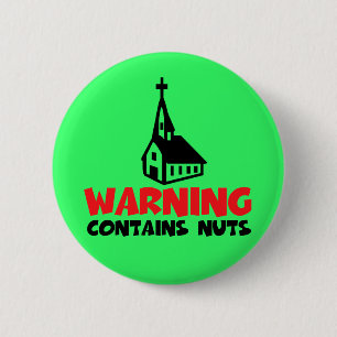 Hilarious atheist ronde button 5,7 cm
