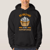 hilarious baking text baker hoodie (Voorkant)