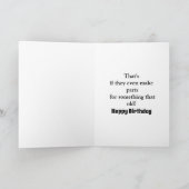 Hilarious Bonne Carte de voeux d'anniversaire (Intérieur)