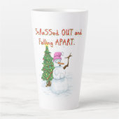 Hilarious cartoon latte mok (Voorkant)