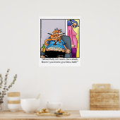 Hilarious Chat Humour Poster Cadeau (Cuisine)
