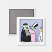 Hilarious Frankenstein Monster Humor Magnet Magneet (Voorkant / Achterkant)