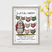 Hilarious Friends Come In All Styles Old Woman Kaart (Gele Bloem)