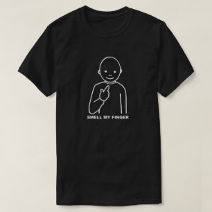 Hilarious Funny Smell My Finger T-shirt