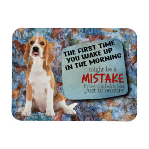 Hilarious gedachte uit je Beagle Magneet