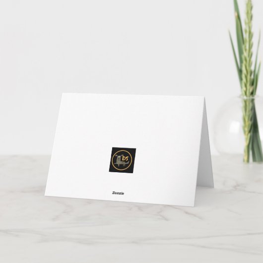 Hilarious gedachte van je Beagle Birthday Card Kaart (Achterkant)