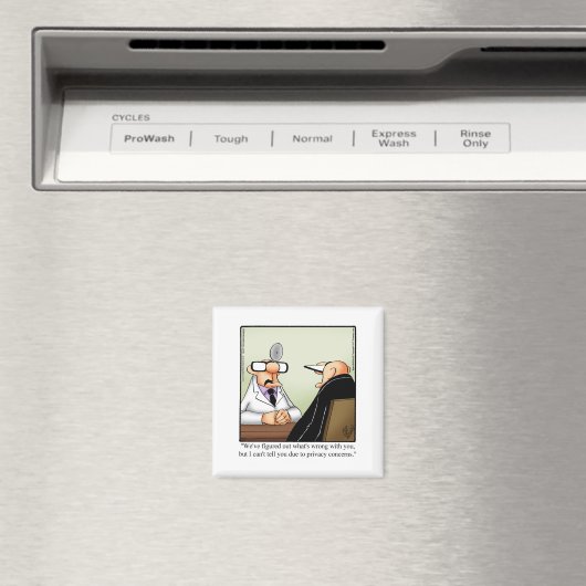 Hilarious Get Well Humour Magnet Cadeau (In Situ (Lave-vaisselle))