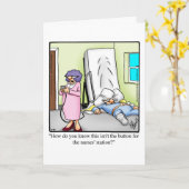 Hilarious Get Well Wenskaart Kaart (Gele Bloem)