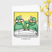 Hilarious Get Well Wenskaart Kaart (Gele Bloem)