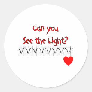 Hilarious gezegden voor hart- en vaatziekten ronde sticker