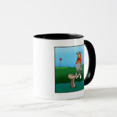 Hilarious Golf Humor Mok Gift (Voorkant rechts)