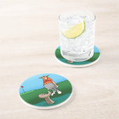 Hilarious Golf Humour Dessous de verre cadeau (Côté)