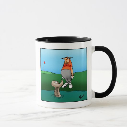 Hilarious Golf Humour Mug (Droite)