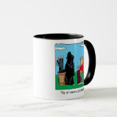 Hilarious Golf Humour Mug (Devant droit)