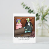Hilarious Halloween Humor Briefkaart (Staand voorkant)