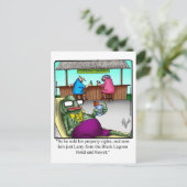 Hilarious Halloween Humor Briefkaart (Staand voorkant)