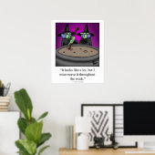 Hilarious Halloween Humor Poster (Thuiskantoor)