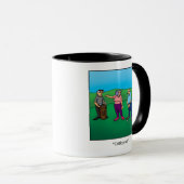 Hilarious Humour de golf cadeau Mug (Devant droit)