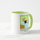 Hilarious Humour de golf Ringer Mug (Devant droit)