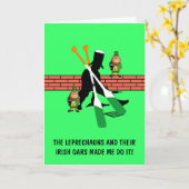 Hilarious Irish Kaart (Gele Bloem)