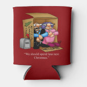 Hilarious kerstHumor Koelbox Gift Blikjeskoeler (Voorkant)