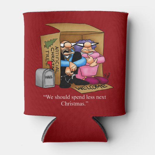 Hilarious kerstHumor Koelbox Gift Blikjeskoeler (Voorkant)