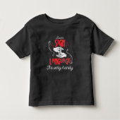Hilarious Learn American Sign Language Humor Kinder Shirts (Voorkant)