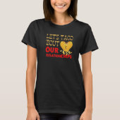 Hilarious Let's Taco Bout our Relationchips Funny  T-shirt (Voorkant)