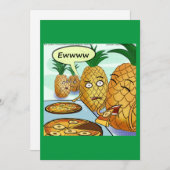 Hilarious LTCartoons Pineapple Cartoon Kaart (Voorkant / Achterkant)