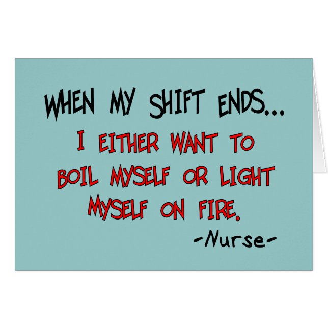 Hilarious Nurse Gezegden (Voorkant Horizontaal)