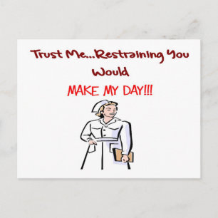 Hilarious Nurse Gifts Briefkaart