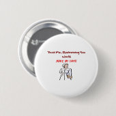 Hilarious Nurse Gifts Ronde Button 5,7 Cm (Voorkant /achterkant)