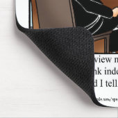 Hilarious Office Humor Mousepad Gift Muismat (Hoek)