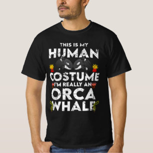 Hilarious Orca Halloween Costume T-shirt