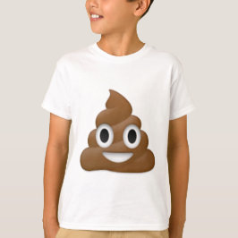 Hilarious poop-emoji - Poo cartoon design T-shirt