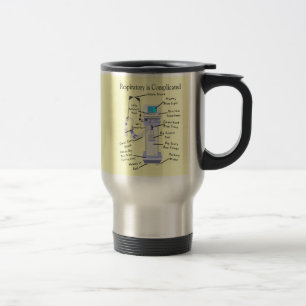 Hilarious Respiratory Travel Mug Reisbeker