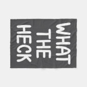 Hilarious Sayings Quotes Ideas Funny, What The Hec Fleece Deken (Voorkant (Horizontaal))