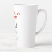 Hilarious snowman dessin animé latte mug (Droite)