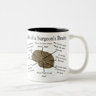 Hilarious Surgeon Gifts Tweekleurige Koffiemok