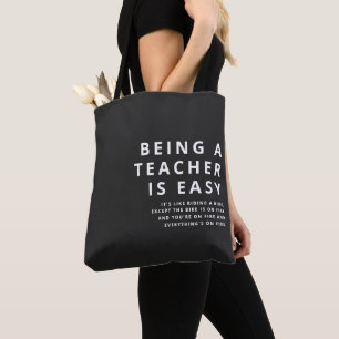Hilarious Teacher Quotes die een leraar zijn, is g Draagtas
