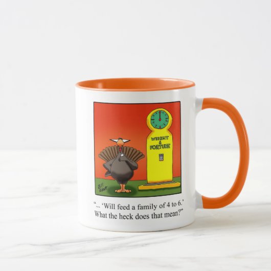 Hilarious Thanksgiving Humour Mug cadeau (Droite)