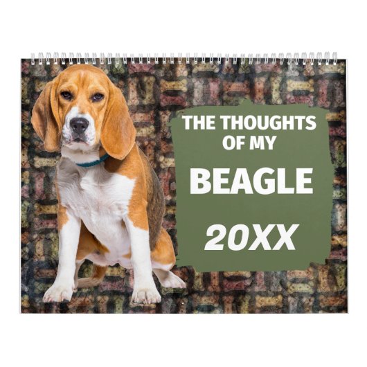 Hilarious Thoughts of My Beagle Calendar Kalender (Hoes)