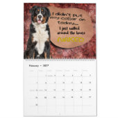 Hilarious Thoughts of My Bernese Mountain Dog Kalender (Feb 2027)