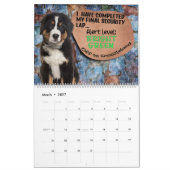 Hilarious Thoughts of My Bernese Mountain Dog Kalender (Mar 2027)