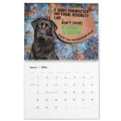 Hilarious Thoughts of My Labrador Retriever Kalender (Mar 2026)
