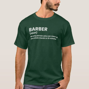 Hilarisch Barber Definition T-shirt
